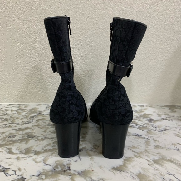 Coach Bibi small logo / calf booties - Picture 4 of 6